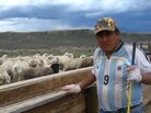 Antonio Basualdo Solorzano has worked at the Ladder Ranch in south-central Wyoming for eight years. On his wages as a guest worker, he's supported seven children back home in Peru. Antonio Basualdo Solorzano has worked at the Ladder Ranch in south-central Wyoming for eight years. On his wages as a guest worker, he's supported seven children back home in Peru.